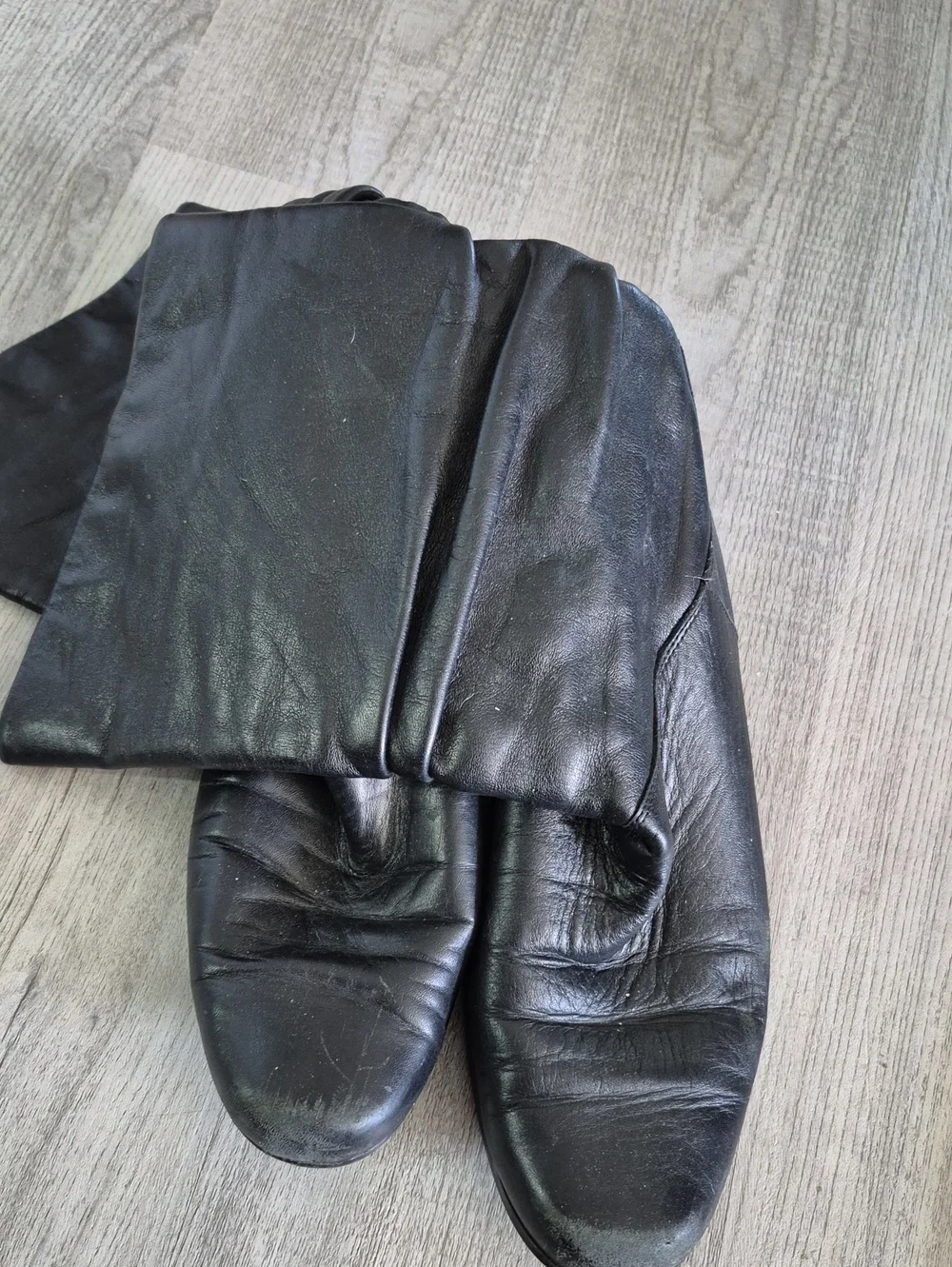 Women's Black Leather Boots